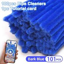 101 Pcs DIY Chenille Stem Set + Video Tutorial– 31 Colors Encrypted Chenille Stems, 30cm Fuzzy Pipe Cleaners – Suitable For Valentine's Day, Party Decoration, Christmas Decor And More– High Quality – Adult Crafts And Commercial Use - Monochrome - View 41