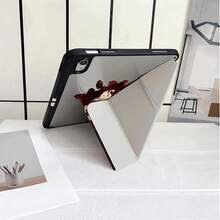 波爾多紅百合天鵝蕾絲飾邊平板保護套，附筆槽，相容 iPad 第 10 代 Smart Case/11(A16 2025)/相容 Galaxy S9/S7/S10+/相容 /相容 - 彩色 - 查看 9