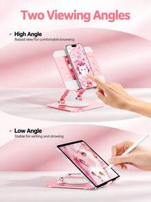 Foldable Adjustable Laptop Stand, Cute Cat Paw Design, Desktop Laptop Base With Ventilation And Heat Dissipation Function, Multi-Angle Support For Tablets And Laptops, Home Office Desktop Accessory - Type a - View 7