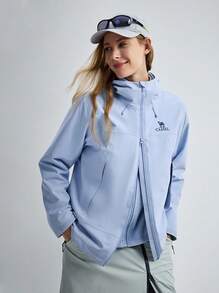 CAMEL CROWN Women's Chama PLUS 3-In-1 Professional Outdoor Jacket, Waterproof Hiking & Mountaineering Coat, Suitable For Outdoor Adventure - Blue - View 2