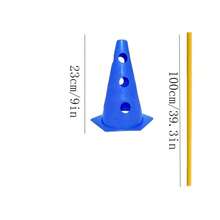 Agility Training Obstacles, Adjustable Height Agility Training Set, Sports Training Equipment - Multicolor - View 2