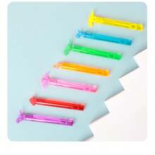 somoving 6/12pcs Colorful Bubble Wand Set, Dinosaur Shaped, Suitable For Birthday, Wedding, Party Decoration, Fun Party Supplies, Random Style - Multicolor - View 4