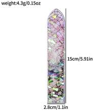 Transparent Painted Acrylic Bookmarks With Four-Season Scenery Theme, Creative Reading Decorative Accessories Featuring Four-Season Scenery Patterns, Elegant Literary Gifts For Book Lovers, Art Enthusiasts And Female Readers, Presents For Festivals - One Size - View 3