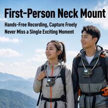 VeFly Flexible Neck Strap Holder Mount For 13 12 11 10 9 8 Osmo Action 6 5Pro 4 3 X5 X4 X3 Sports Camera Accessory - View 7