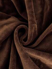1pc Solid Color Silver Fox Fur Sofa Cover, High Elasticity Removable & Washable All-Season Sofa Slipcover, Suitable For Patio, Garden, Poolside And Multiple Occasions, Single Piece Non-Set Sofa Protector - Coffee Brown - View 5
