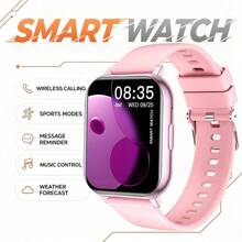 Smartwatch - High-Definition Display, Wireless Calling, Customizable Wallpaper, Fitness, Reminder, Music Control, Compatible With Android/IOS Phones, Equipped With 180mAh Battery. Ideal Gift Choice For New Year, Valentine's Day, Easter And Christmas. - Multicolor - View 12