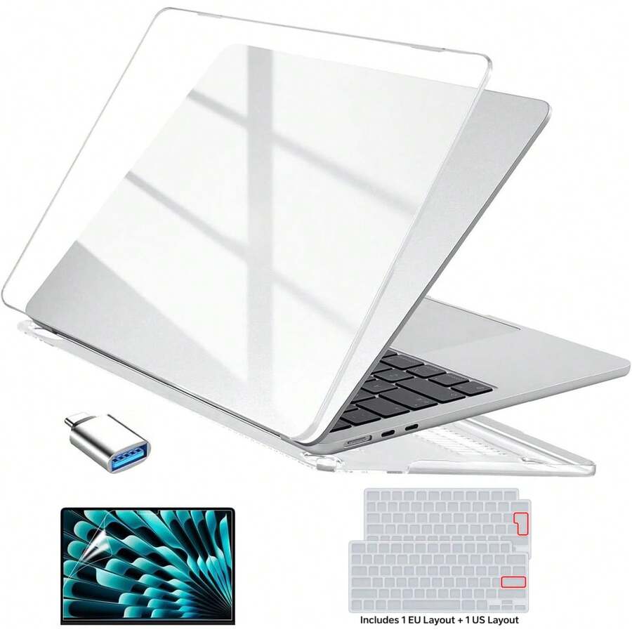 Compatible With 2021-2026 Pro 16-Inch Laptop, Suitable For M1, M2, M3, M4, M5 Pro/Max Models, Including A3428, A3429, A3403, A3186, A2485, A2780, A2991. This Product Is A Transparent Hard Shell Protective Case With Anti-Scratch Function, Available In Multiple Colors. - View 1