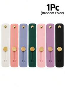 6/3/1pc Retractable Phone Ring Holder Finger Strap Stand, Portable Phone Ring Grip Handle (Classic Color) - Retractable Finger Sleeve Stand - View 14