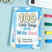 Children's 100 Creative Writing Prompts Practice Book English Imagination Essay Guidance Workbook Kids English Story Idea Writing Training Notebook Back To School Learning Supplies Student Holiday Gift - Multicolor - View 10