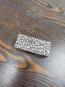 Dior This Leopard Print Storage Box Is Stylish, Can Store Cosmetics And Lipsticks, Has Exquisite Details And Is Easy To Open And Close. - Mocha Brown - View 3