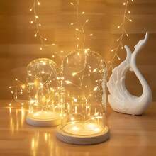 Christmas Halloween Warm Color Solar Powered Firecracker Fairy String Lights, Available In 5M100LED, 8M200LED, 11M300LED Three Specifications, Suitable For Various Yard And Window Display Scenes. The Cluster Light Beads Simulate Firecracker Shape, With Compact Arrangement, Warm Light Flows Gently, Creating A Romantic Atmosphere Like A Sky Full Of Sparkling Fireworks. Solar Powered System, Collects Sunlight Energy During The Day, Light-Controlled Sensor Automatically Detects Day And Night - Solar Firecracker String Lights - View 7
