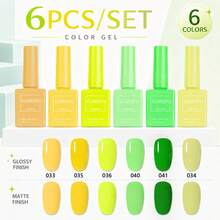 Set Kutek Gel 6 Warna dengan Botol yang Sesuai Warna, Cocok untuk Manikur Wanita di Musim Semi, Gugur, Dingin, dan Musim Panas, Manikur DIY di Rumah, Penataan Manikur Sehari-hari, Set Gel Warna-warni untuk Penggunaan Pribadi, Manikur di Rumah dan Desain Manikur Musiman - MultiWarna - View 62