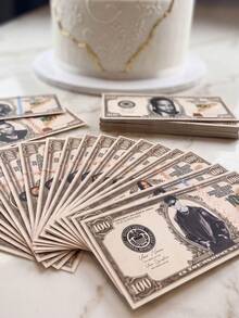 客製化競選美金鈔票，印有您臉孔的假錢/鈔票，皇后競選、投票給我、遊戲用錢、個性化美金、拍照亭道具、獨特禮物、派對小禮、美感派對裝飾、派對禮物、獨特禮物 - 彩色 - 查看 9