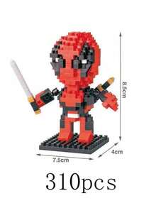 Disney The Avengers Spider-Man Building Blocks 310PCS Action Cartoon Character Superhero Hulks Groot Brick Model Building Block For Birthday Gifts - Multicolor - View 12