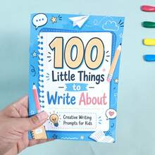 Children's 100 Creative Writing Prompts Practice Book English Imagination Essay Guidance Workbook Kids English Story Idea Writing Training Notebook Back To School Learning Supplies Student Holiday Gift - Multicolor - View 7