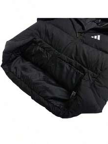 Adidas Women's Cotton & Down ESS 3S P D HO Minimalist Comfortable Down Jacket KH3978 (80% Down, 20% Feather) - Black - View 5