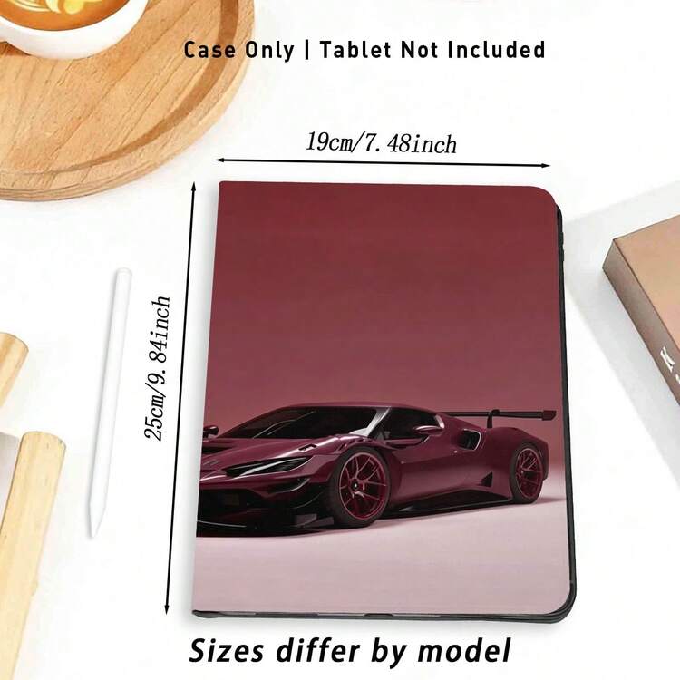 Casing Pelindung Tablet dengan Pola Datar Cetak UV, Penutup Magnetik, Fitur Tidur/Bangun Cerdas, Perlindungan Penuh Anti-Jatuh dan Tahan Guncangan, Penyangga yang Dapat Diatur, Slot Pena, Kompatibel dengan , Honor, A9, A16, Generasi ke-11, Xiaoxin dan Model Populer Lainnya - Gaya 54 - View 5