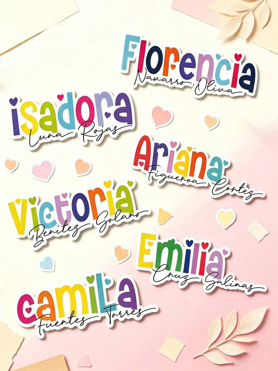 Customizable Text Colorful Stickers And Labels; Packaging Thank You Stickers; Holiday Party Decoration - Multicolor - View 1