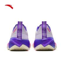 Anta Light Cavalry 10 Low-Top Basketball Shoes For Men, Professional Performance, Anti-Slip, Wear-Resistant Sports Shoes 112621603 - Mist Purple-5 - View 4