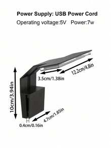 Đèn LED bể cá, đèn quang phổ đầy đủ hỗ trợ tăng trưởng cây thủy sinh giao tiếp USB, đèn bể cá, độ sáng điều chỉnh được, phù hợp cho bể cá nước ngọt/nước mặn, bể cá nhỏ, thúc đẩy sự phát triển của cây và cá - Đèn chiếu sáng bể cá, phù hợp cho những người đam mê bể cá - Nhiều màu - Xem 2