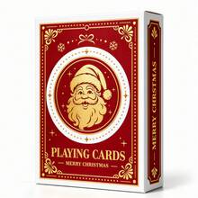 Christmas Playing Cards, Standard Poker Cards, Christmas Gift, Family Game Party, Christmas Themed Playing Cards - Red - View 20