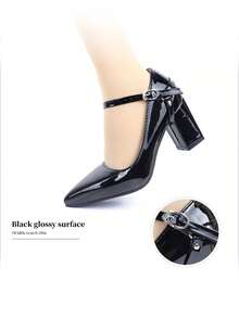 1 Pair Women's Detachable Triangle Fixed Lace-Up High Heel Shoes Anti-Slip Heel DIY Shoe Laces - Multicolor - View 8