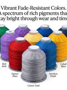 Thread Cord For Jewelry Making Style Hand-Twisted String For DIY Bracelet Necklace Beading High Strength Crafting Supplies Multi-Color Sewing Thread Spools For Macrame Knotting Handmade Arts And Crafts Materials - Beading Thread - View 9
