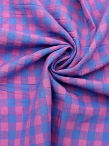 HHMC 1 lembar kain kotak-kotak vintage musim semi yang sudah dipotong, cocok untuk kerajinan DIY, patchwork, menjahit, ikat rambut, dan kain latar DIY. - Beraneka warna - View 18