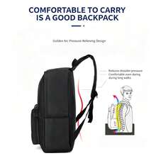 1pc 4.*3.*12cm Backpack, White Minimalist Cat Print, Girls Campus Backpack, Boys Backpack, Suitable For Campus, Short Trips, Shopping, Travel, Students Daily Commute, Large Capacity Compartment Can Store Laptop And Various Learning Supplies. Fashionable Campus Backpack Suitable For All Seasons. - Backpack - View 6