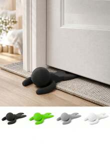 Door Stopper, Door Wedge, Door Block, Doorstop Device, Door Impact Protector. Keeping Door Still, Home Product, Door Plug, Windproof Door Stopper. Movable Door Block, Silent And Non-Slip Design. - Multicolor - View 1