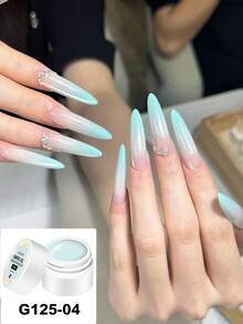 LIMEGIRL 16 Colors 5g UV/LED Gradient Painting Gel, Removable, High Color Saturation, Suitable For Beginners, Can Create Gradient Blending, Halo, French Manicure, Suitable For Home DIY And Nail Salon - Multicolor - View 16