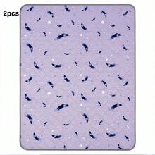 1pc/2pcs New Style Reusable Pet Pee Pad, Washable Dog Training Mat, Pet Floor Protection Mat For Dogs & Cats, Crate Playpen Home Travel Use, 3 Sizes - one-size - View 10
