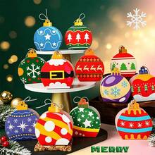 24pcs/Pack Party Gift Boxes, Christmas Candy & Cookie Paper Boxes, Party Atmosphere Decoration - View 12