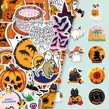 50pcs Halloween Graffiti Stickers For Luggage, Laptop, Scooter, Car Decoration - Multicolor - View 3