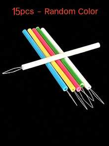 [Best] 10pcs Plastic Threaders, Vibrant Cylindrical Threading Tools - Easy Sewing Tool Kit - Durable DIY Beading And Threading Accessories - Perfect Elderly Threading Aid, Plastic Threaders, Modern Household Plastic Threading Tools, Beading Tools, Cylindrical Threading Tool Set, Beading Needle Helper, Random Colors, Mother's Day, Mother's Day Gift, Wedding Season, Graduation Season, Gift For Family And Friends - Long Threading Tool - View 11