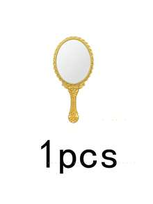 1/4/10/20pcs Vintage Handheld Makeup Mirror Set, With Gold/Silver/Rose Gold Compact Embossed Design, Portable Makeup Mirror, This Small Embossed Mirror Is Perfect For Princess Theme Party And Travel - Multicolor - View 20