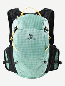 CAMEL CROWN 輕量登山背包，便攜式戶外日用包，適用於騎行、徒步、攀岩與旅行 - 青綠 - 查看 3