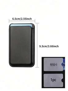 Phone Card Holder Set, Painted Adhesive Card Stand RFID Zipper Wallet + Magnetic PU Leather Case, Features RFID Protection, Strong Magnetic Adsorption And Lightweight; Suitable For Daily Commute, Travel, Office And Campus Life; Ideal For All Ages And Genders; Perfect Gift For Christmas, Birthday Or Thanksgiving - Multicolor - View 14