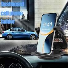 Dudukan Ponsel Mobil yang Dapat Berputar 360°, Dudukan untuk Dashboard & Konsol Tengah, Horizontal & Vertikal - A - View 3