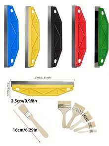 Professional 12-Inch Heavy Duty Metal Paint Trimming Tool With Ergonomic Handle And Blade, Suitable For Precise Trimming, Wallpaper Cutting And Wall Paint Isolation System, Durable Yellow Trimmer For Home And Commercial Use - Multiple Styles - View 6