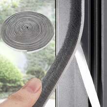 Self-Adhesive Windproof Door Frame Window Seal Strip For Sliding Door Home Window With Automatic Seal, Door Seam Windproof, Soundproof, Dustproof - Multicolor - View 2