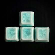 Ceramic Crystalline Glaze Keycaps WASD Keys Customized Personalized Computer Keyboard Keycaps Wear-Resistant Oil-Resistant Non-Engraved Translucent - View 5