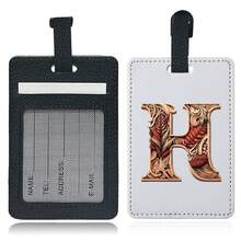 Label Koper Kulit dengan Inisial, Label Tas Ransel Travel dengan Huruf, Hadiah untuk Wanita dan Remaja, Aksesori Penting untuk Perjalanan Musim Panas Kembali ke Sekolah - MultiWarna - View 46
