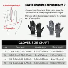 Vilico New Winter Warm Gloves, Unisex Touchscreen Gloves, Suitable For Outdoor Sports, Running, Cycling, And Skiing - Multicolor - View 2