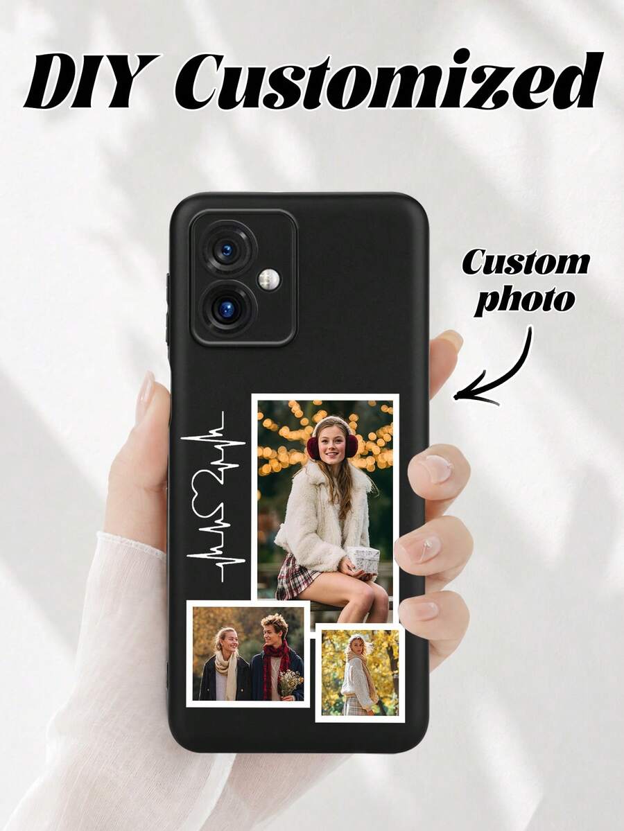 1件個性化情侶信封黑色TPU軟手機殼,適用於Moto G85,可客製化全包防摔磨砂軟殼,可印製高清照片,兼容 18 Pro Max XR、11、12、13、14、15、16 Pro Max、17 Pro Max/17e/S26ultra/S26、S22、S23、S24、S25 Ultra、A13、A14、A15、A16、A53、A54、A55、A56、A05、A04,季節限定,2025手機殼 - 黑色 - 查看 1