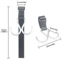 Baby Stroller Hooks Double Hooks Stroller Accessories Solid Color Stroller Accessories Bicycle - Multicolor - View 7
