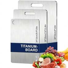 3pcs Titanium Alloy Cutting Board Set, Chopping Board, Cutting Board For Meat, Bread, Vegetables And Fruits, Perfect Gift For Mom Or Men - 3pcs - View 11