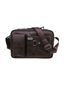 1 Pc New Messenger Bag, Shoulder Bag For Men, Easy And Fashionable Single Shoulder Crossbody Bag,Commuting Outdoor Storage Bag Handbag Briefcase - Multicolor - View 4