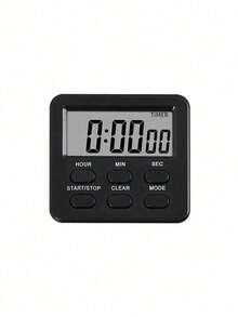 1pc Kitchen Timer Large LCD Display, Hours Count Down/Increment Function, Hour/Minute/Second Adjustment, One-Button Start/Stop, Clear Reset Button, Mode Switch Button, Back-To-School Essential - Multicolor - View 11