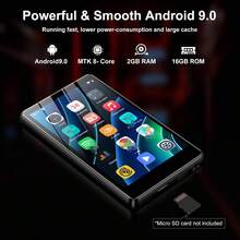 SWOFY MP3 Player, Bluetooth And WiFi Support, M503Pro 16GB MP4 Player, Suitable For Kids, Supports Spotify, Spotify Kids, FM Radio, Audible, 4.0-Inch Touchscreen Music Player, With Parental Control, Supports Up To 1TB - View 3